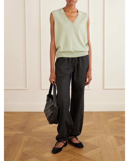 SKALL Black Petri Cotton-Poplin Balloon Trousers