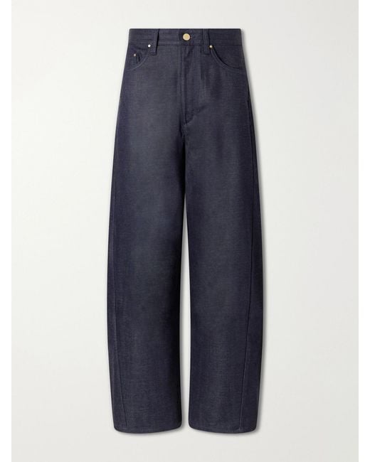Maria McManus Blue Crescent Wide-Leg Jeans