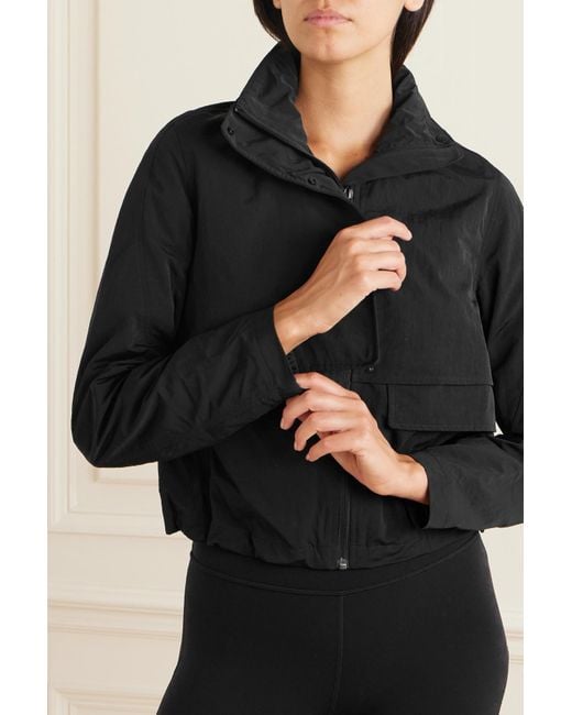 lululemon athletica Hooded Glyde Jacket in Black