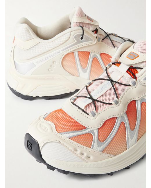Salomon Natural Xt-Whisper Rubber-Trimmed Ombré Mesh Sneakers