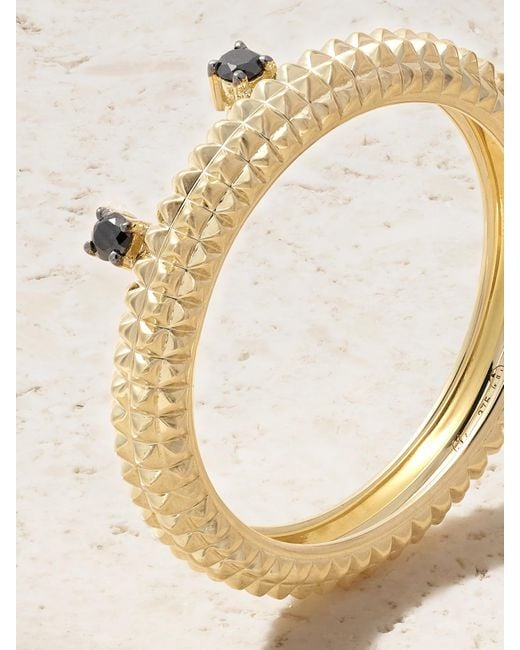 Yvonne Léon Natural Alliance Crapaud 9-Karat Diamond Ring