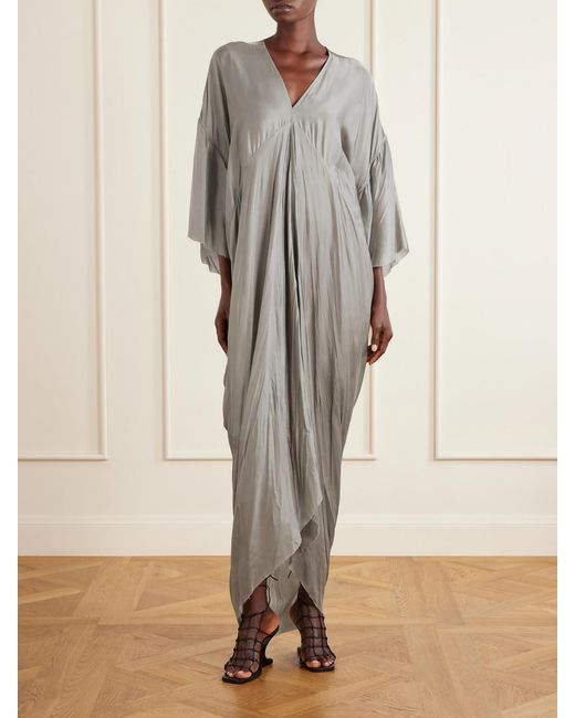 Rick Owens Gray Tommy Kite Shell Gown