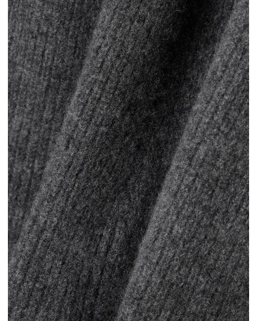 Altuzarra Gray Colvig Ribbed Merino Wool Tapered Pants