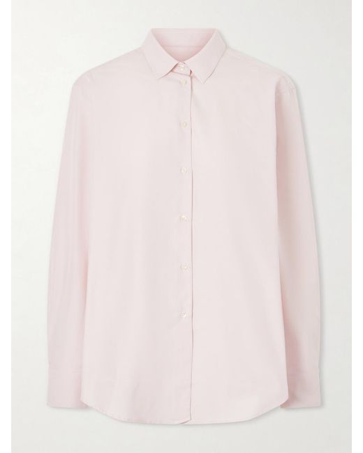 Rohe Pink Cotton-Poplin Shirt