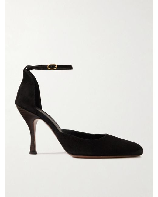 Neous White Nekkar Suede Pumps