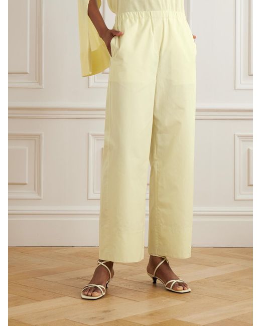 パンツ Toteme Twisted seam organic cotton boxer pants TOTEME Twisted Seam Boxer organic cotton pants | NET-A-PORTER