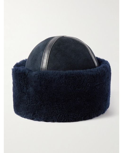 Totême  Blue Shearling Hat