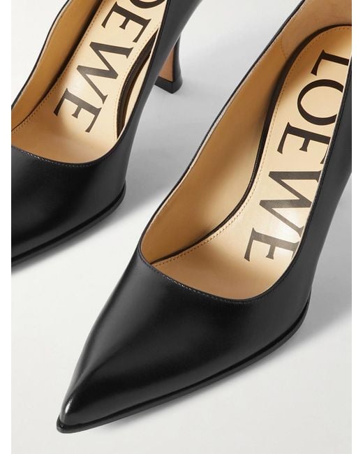 Loewe White Comic Leather Pumps