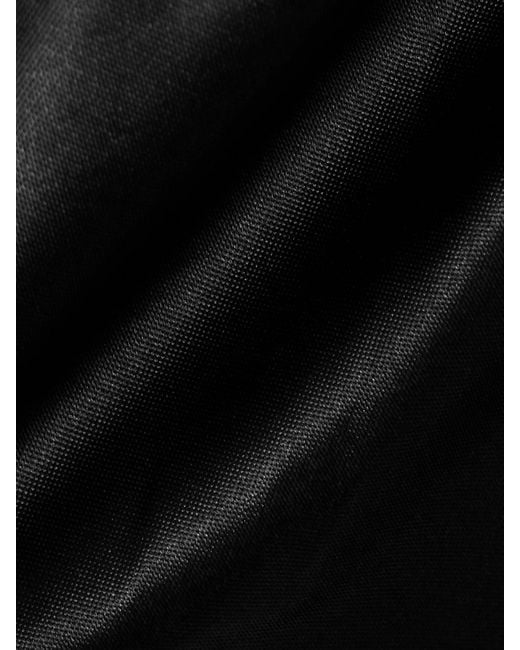 Robe Midi Épaules Nues En Jersey Satiné À Drapés Isabel Marant en coloris Black