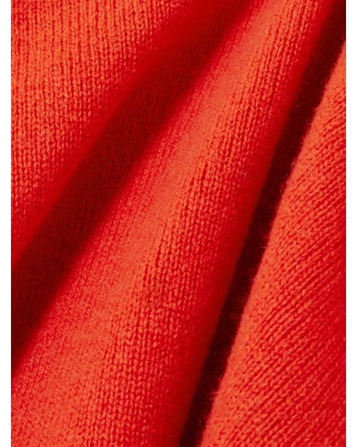The Elder Statesman Red Malibu Kaschmirpullover