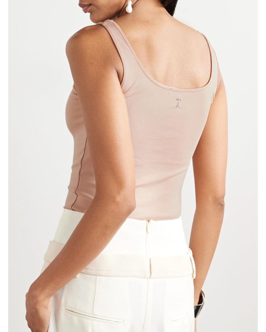 The Park Natural Lisa String-Body Aus Stretch-Jersey Aus Tencel Lyocell