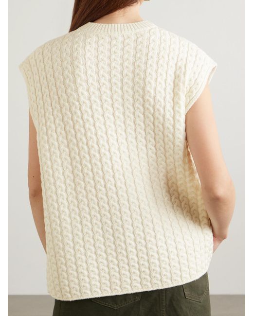 Loewe Natural Anagram Pullunder Aus Wolle