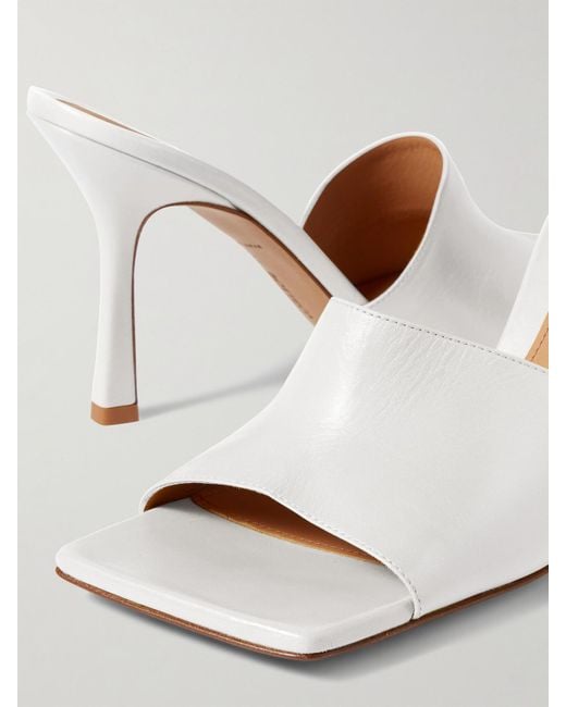 Bottega Veneta Natural Leather Mules