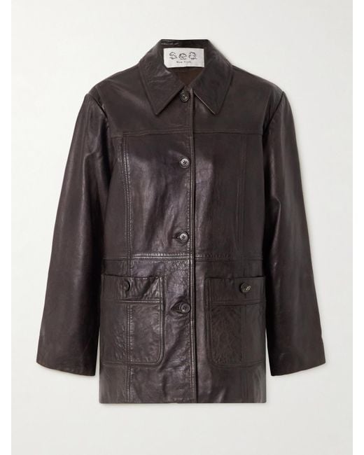 Sea Black Lenoir Lederjacke