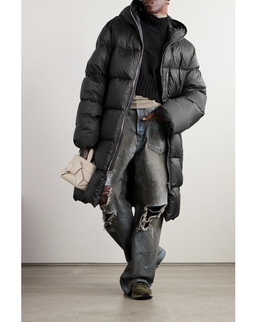 Rick owens quilted clearance shell down jacket