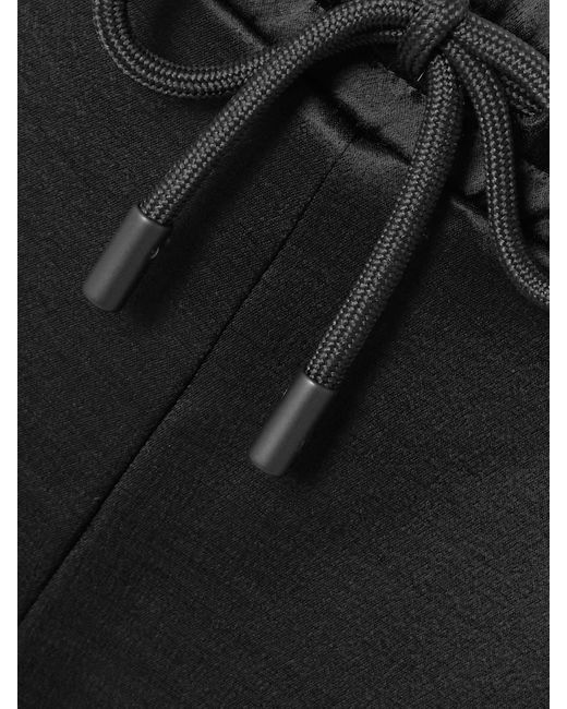 J.W. Anderson Black Jogginghose Mit Geradem Bein Aus Satin