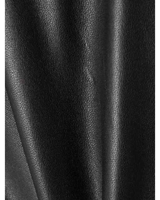 Balenciaga Black Oversized-Bomberjacke Aus Leder
