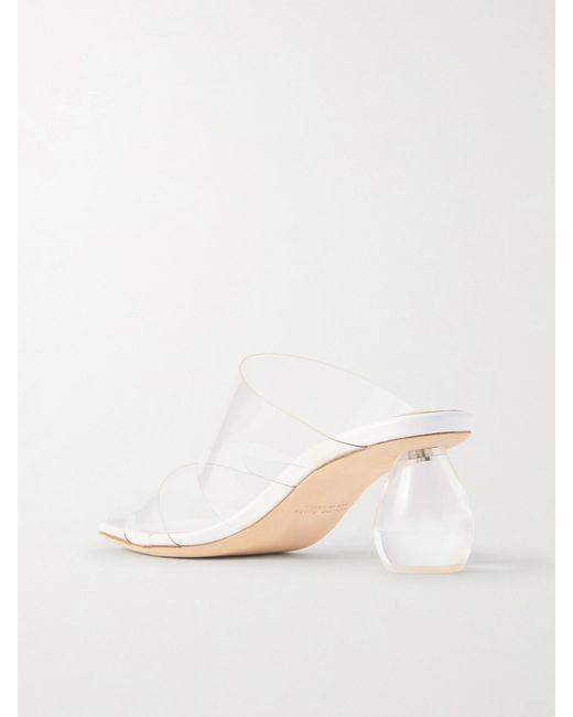 Simone Rocha Natural Vinyl Mules