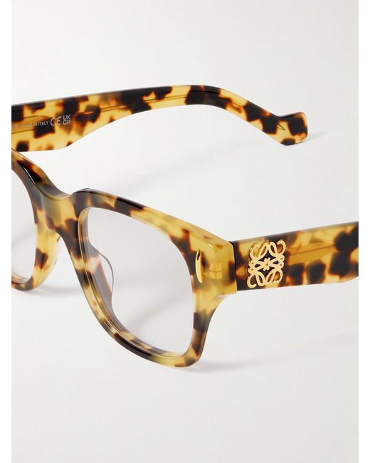 Loewe Natural Anagram Square-Frame Acetate Optical Glasses