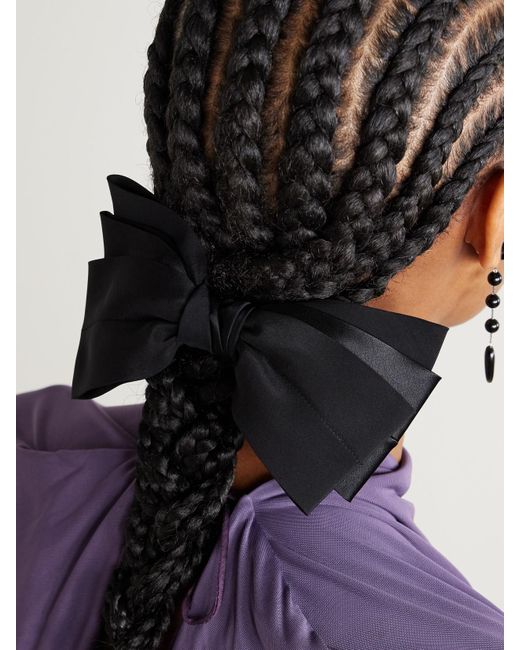 Sophie Buhai Black Haarspange Mit Schleife Aus Seide