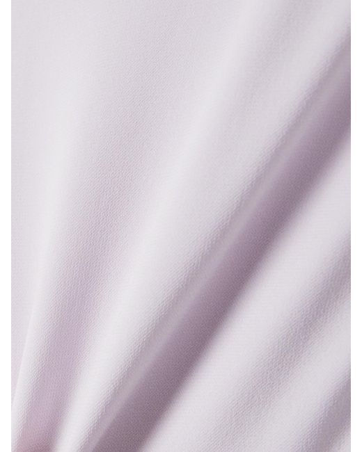 Courreges Pink Ellipse Zip-Detailed Jersey Flared Pants