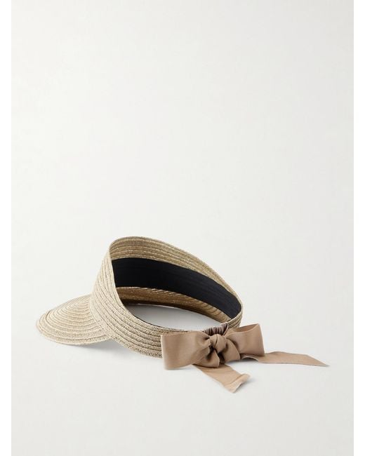 Eugenia Kim Natural Ricky Hemp And Cotton-Blend Visor