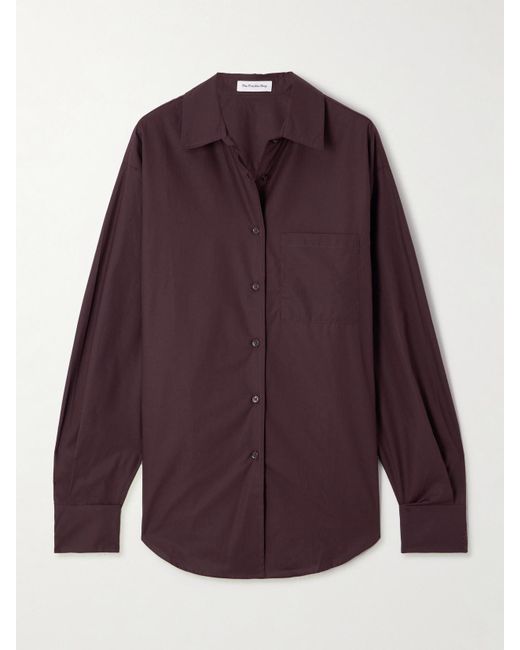 Chemise En Popeline De Coton Biologique Lui Frankie Shop en coloris Purple