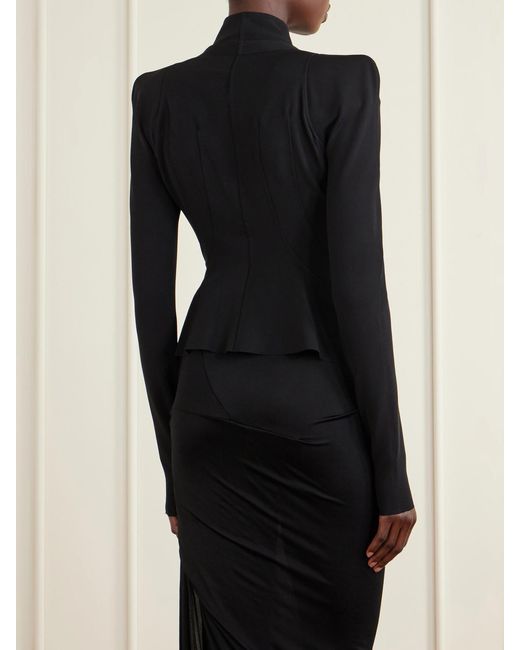 Rick Owens Blue Princess Jersey Jacket