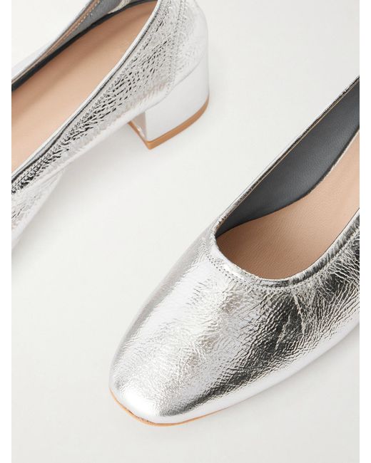 Maryam Nassir Zadeh White 40 Roberta Leather Ballet Flats