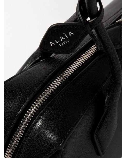 Alaïa Black Le Teckel Textured-Leather Shoulder Bag