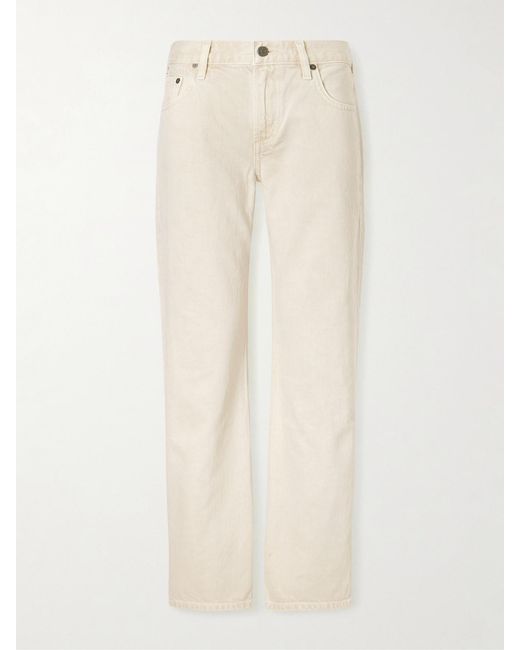 Citizens of Humanity Natural Faye Mid-Rise Straight-Leg Jeans