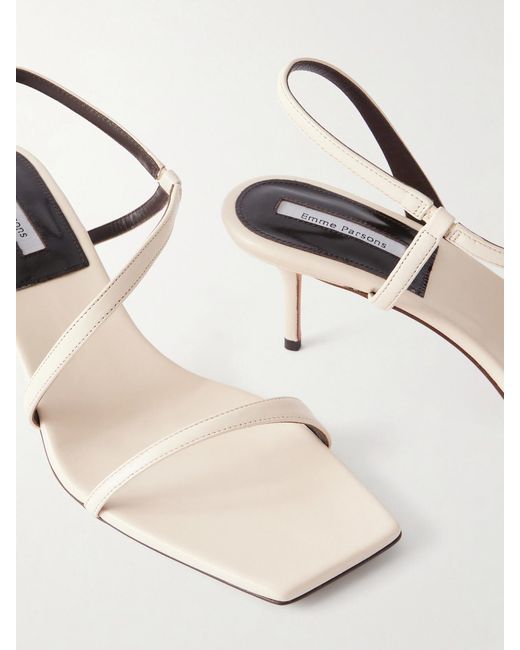 Emme Parsons Natural Delicat 55 Leather Sandals
