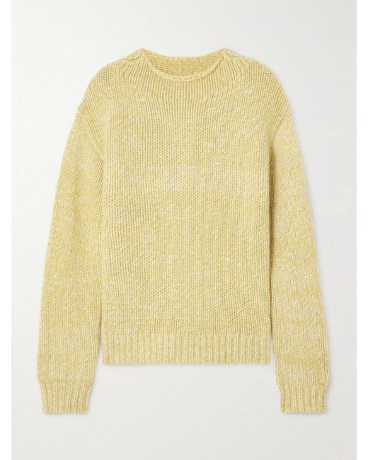 LeKasha Yellow Brest Pullover Aus Biokaschmir