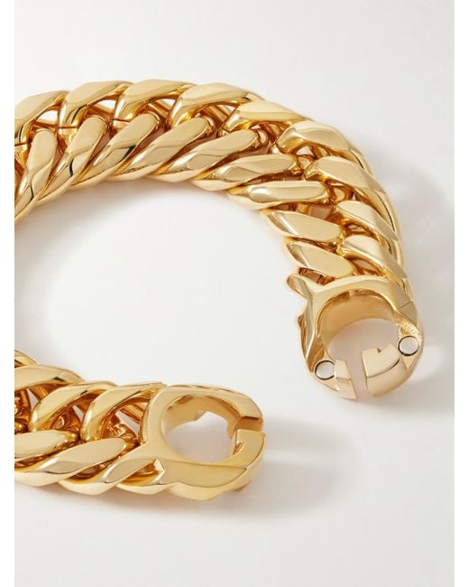 Gucci Metallic Interlocking-Tone Bracelet