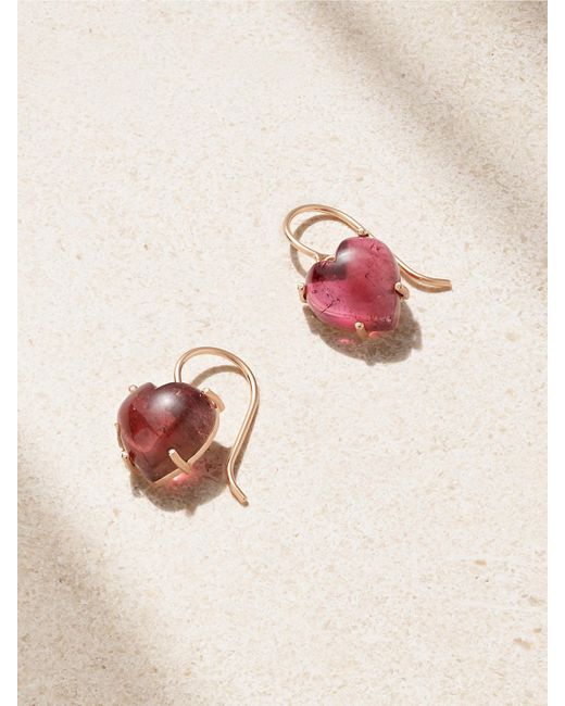 Irene Neuwirth Pink Ohrringe Aus 18 Karat Mit Turmalinen