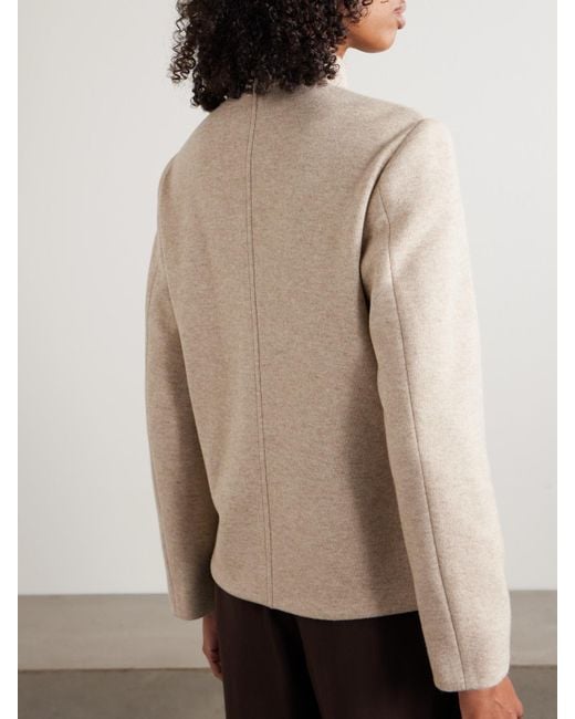 Loro Piana Natural Mini Spagna Cashmere-Blend Jacket