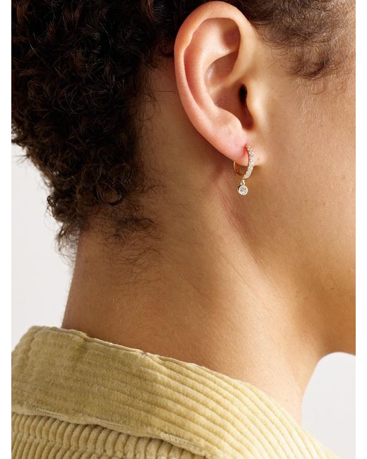 Boucles D'Oreilles En Or 14 Carats (585/1000) Et Diamants STONE AND STRAND en coloris Natural