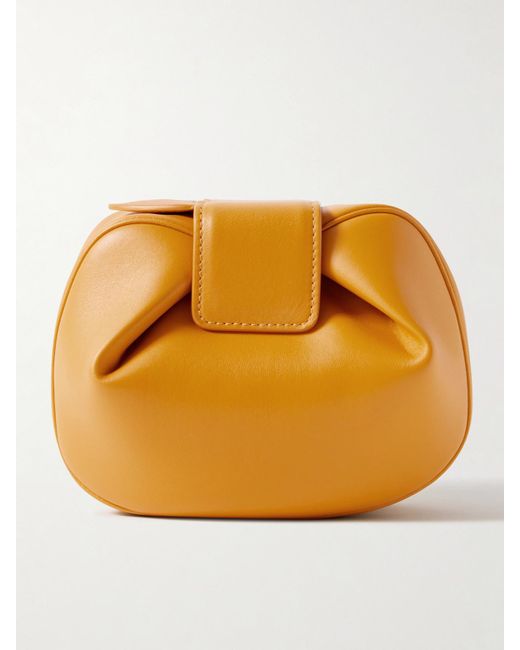 Pochette En Cuir Soft Demi Gabriela Hearst en coloris Orange