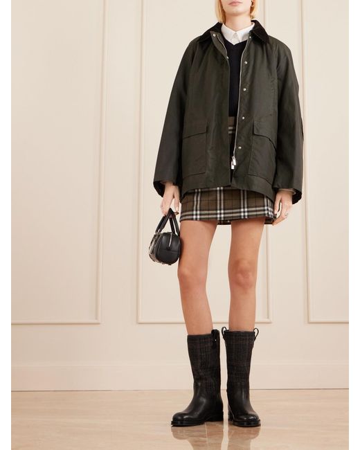 Church's Black Peyton Tweed And Leather Boots