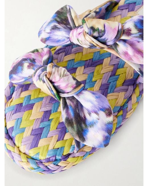 Zimmermann Multicolor Carousel Woven Slides