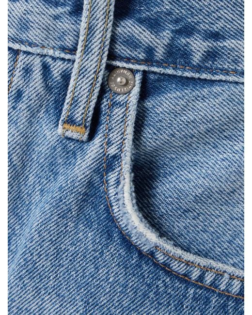 Citizens of Humanity Blue Marlow Frayed Denim Shorts