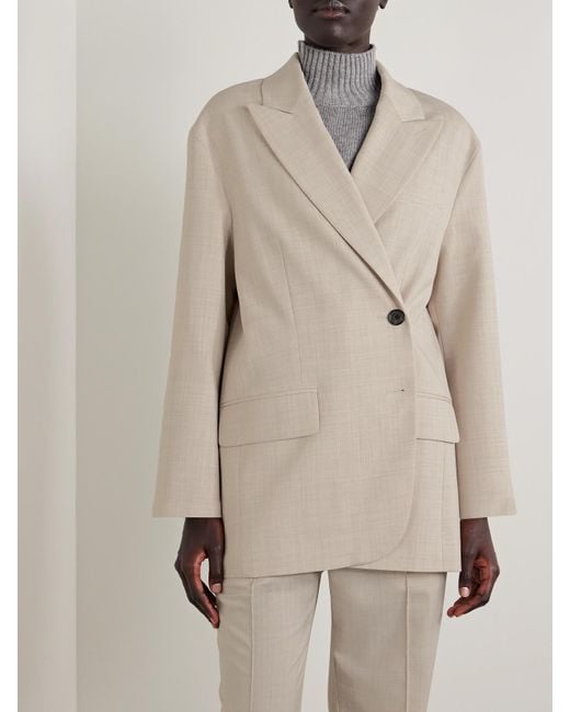 Tibi Natural Liam Woven Blazer