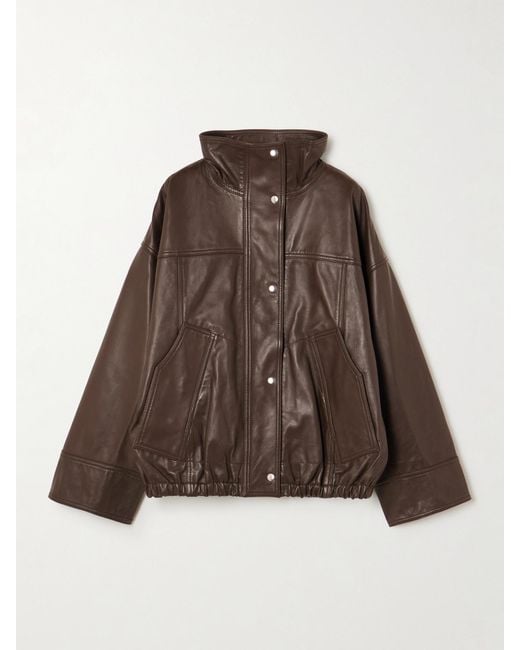 Rohe Brown Leather Jacket