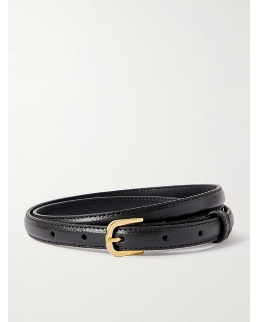Totême Black Leather Belt