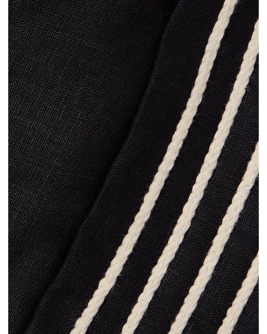 Pantalon Large En Lin À Broderies Tu Sutileza ANDRES OTALORA en coloris Black