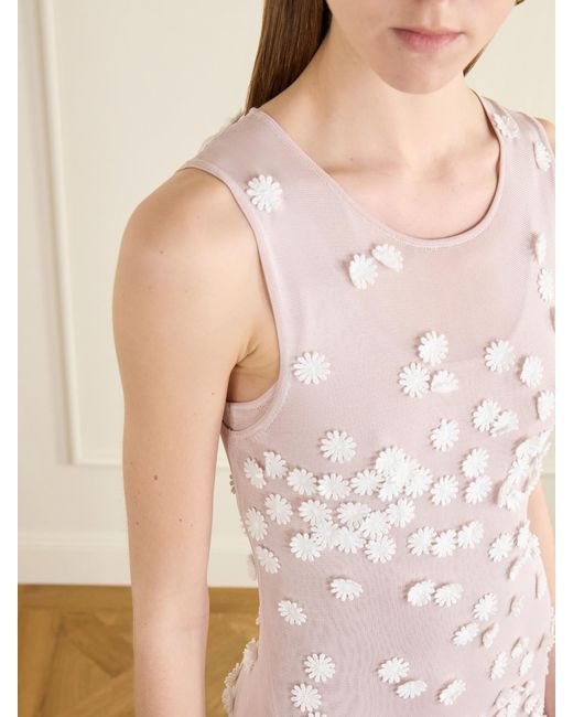 Altuzarra Pink Nelly Embellished Jersey Maxi Dress