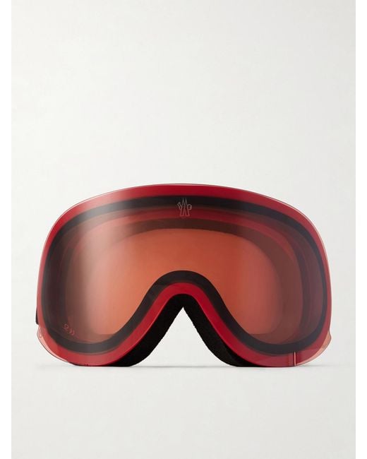 Moncler Red Ski Goggles