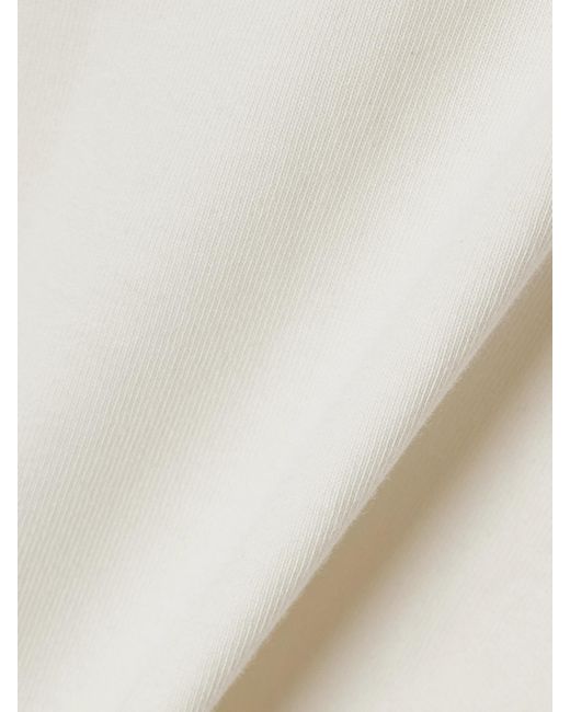RÙADH White The Orbital Organic Cotton-Jersey Turtleneck T-Shirt