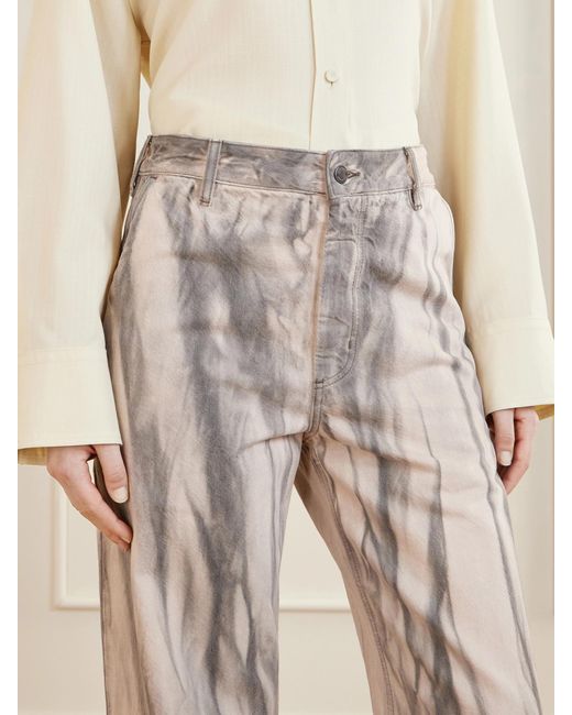 Kallmeyer Natural Printed High-Rise Jeans