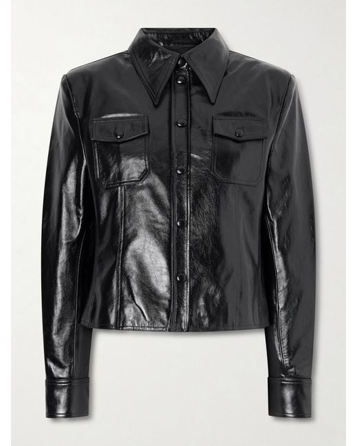 Willy Chavarria Black Chavela Leather Jacket